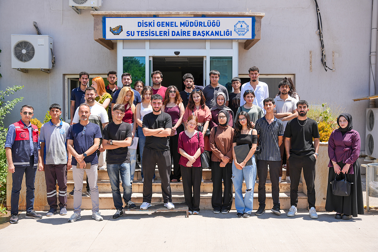 Diyarbakır Büyükşehir Belediyesi DİSKİ Genel Müdürlüğü, yaz dönemi stajına başlayan