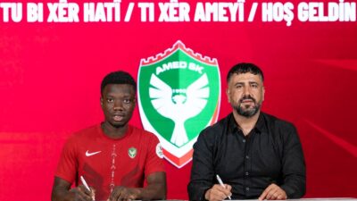 Amedspor, Fransız ekibi Strasbourg’un oyuncusu Amadou Cisse ile 3 yıllık