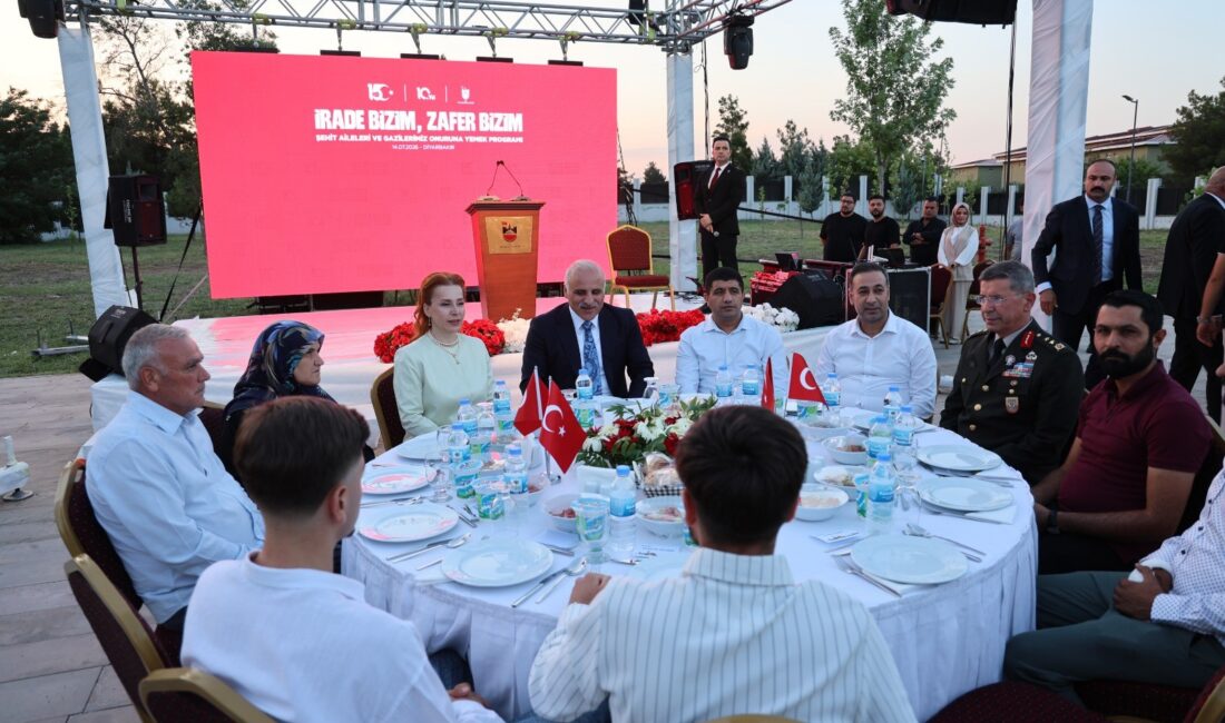 Diyarbakır'da, 15 Temmuz Demokrasi ve Milli Birlik Günü nedeniyle şehit