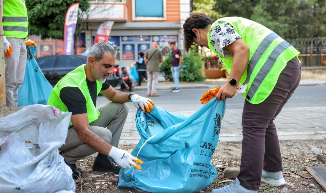 Kayapınar Belediyesi daha temiz bir kent ve farkındalık için Dişlekte