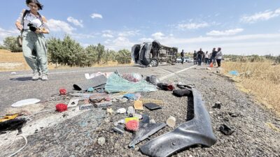 Diyarbakır'ın Lice ilçesinde meydana gelen trafik kazasında ölü sayısı 7'ye