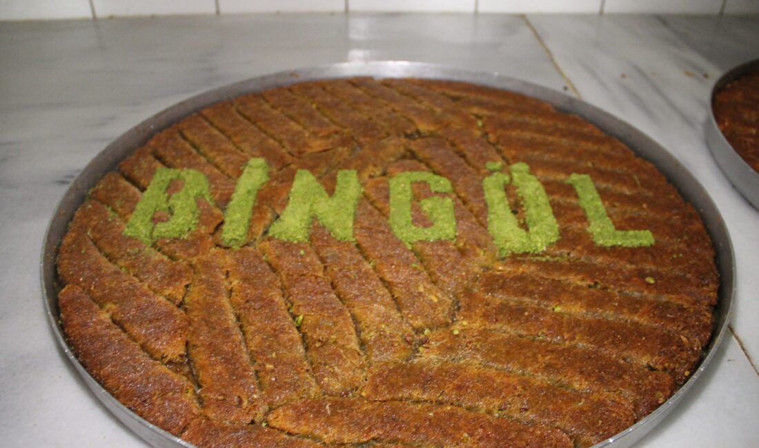Yıllardır Bingöl ve Diyarbakır arasında tartışma konusu olan burma kadayıfta
