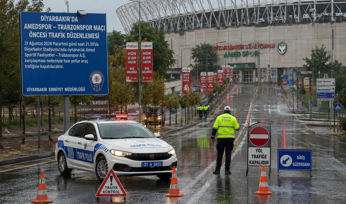 Diyarbakır’da Amed Sportif Faaliyetler ile Trabzonspor arasında oynanacak Trendyol Süper