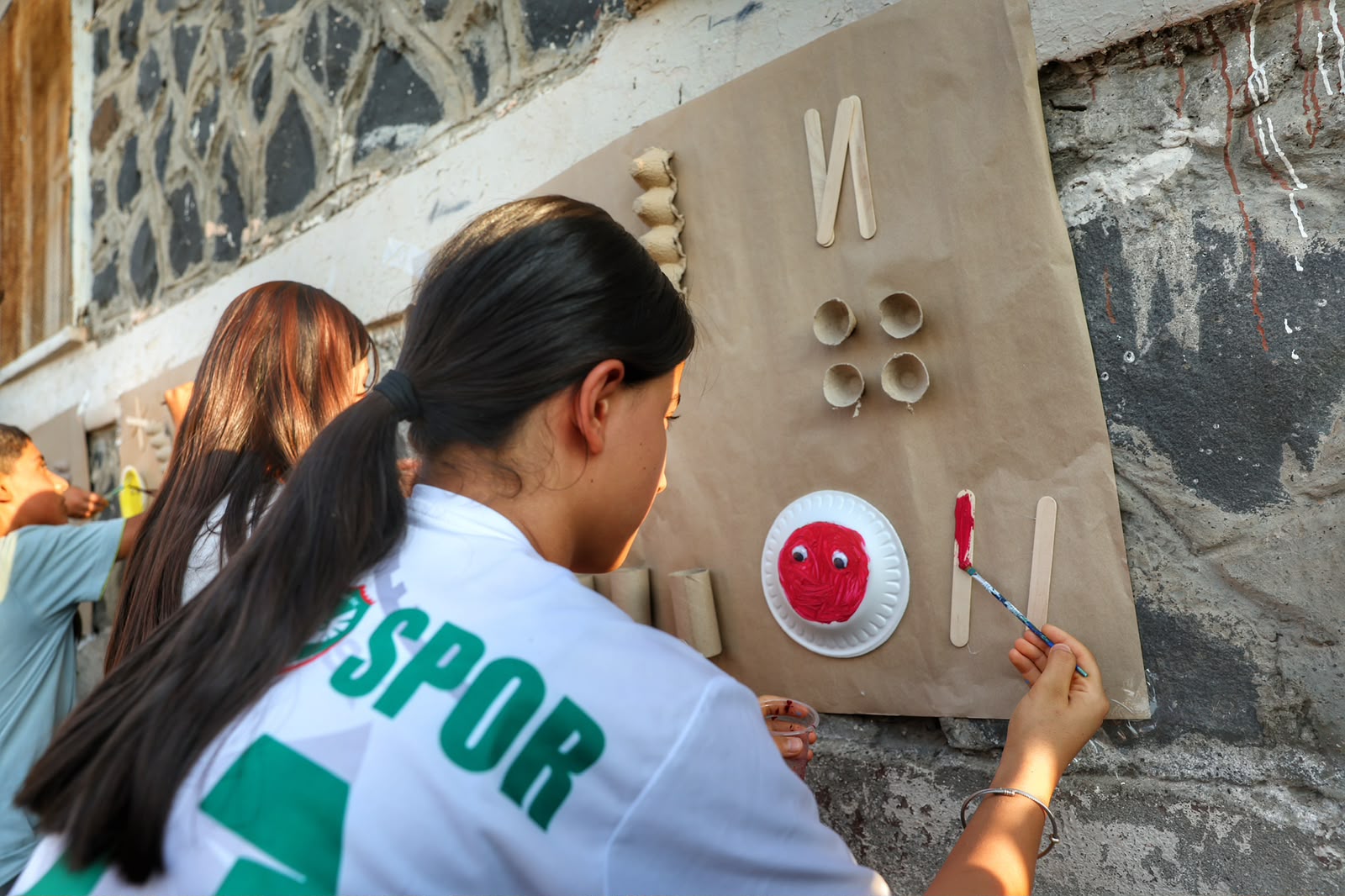 Çocukların barış ve Amedspor sevgisi