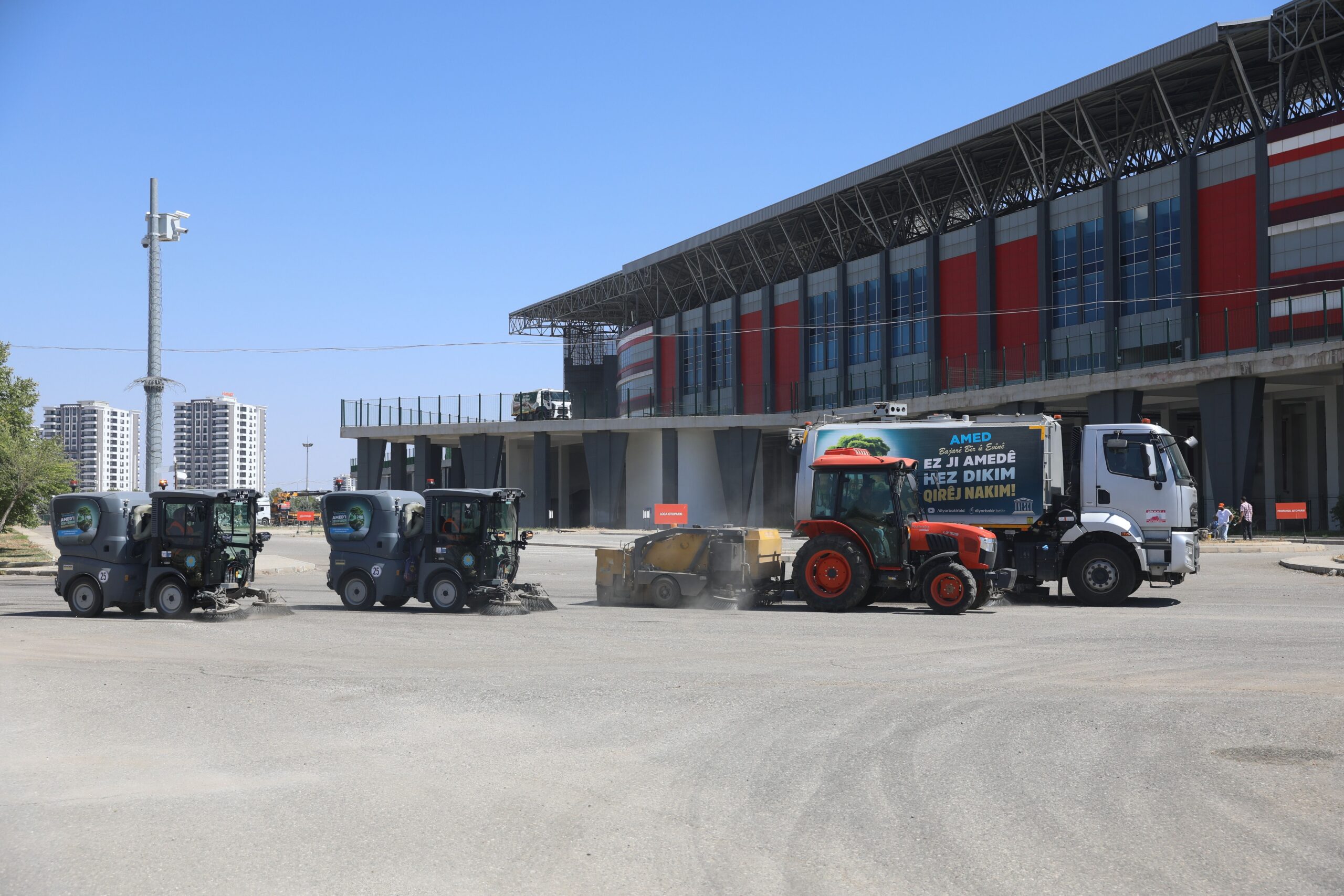 Diyarbakır Büyükşehir Belediyesi, Amedspor’un pazar günü Diyarbakır Stadyumu’nda Erzurumspor ile