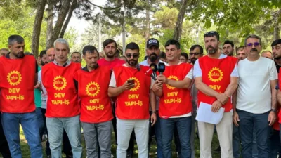 Diyarbakır'da demir ustaları, yevmiyelerinin 3 bin TL'ye çıkarılması talebiyle ortak