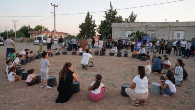 Diyarbakır Büyükşehir Belediyesinin kırsal mahallelerde çocukların sanata erişimini artırmak amacıyla