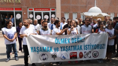 İki sağlık çalışanının saldırıya uğramasına tepki gösteren Amed Sağlık Platformu,
