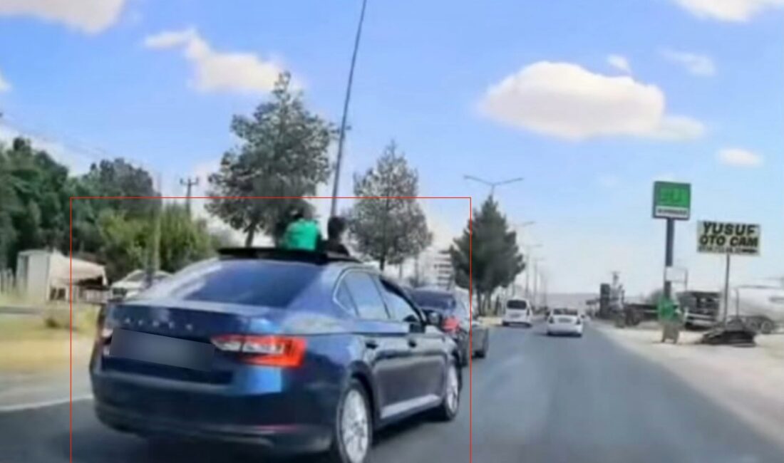 Diyarbakır’da önceki gün makas atarak ilerleyip trafiği tehlikeye atan sürücüye
