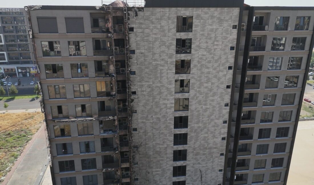 Diyarbakır’da dün gece saatlerinde 12 katlı plazada çıkan yangının bilançosu