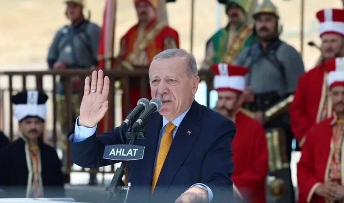 Cumhurbaşkanı Erdoğan, Ahlat'taki Malazgirt programında yaptığı konuşmada barış süreci hedefine