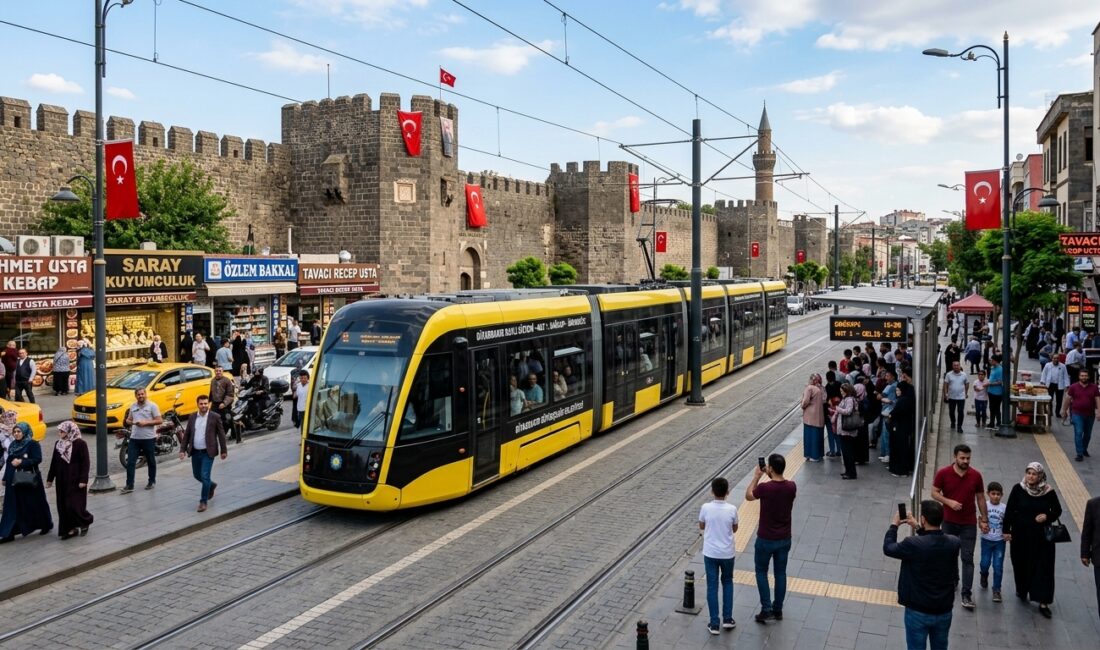Diyarbakır’da her geçen gün büyüyen ulaşım sorunu, kentte raylı sistem