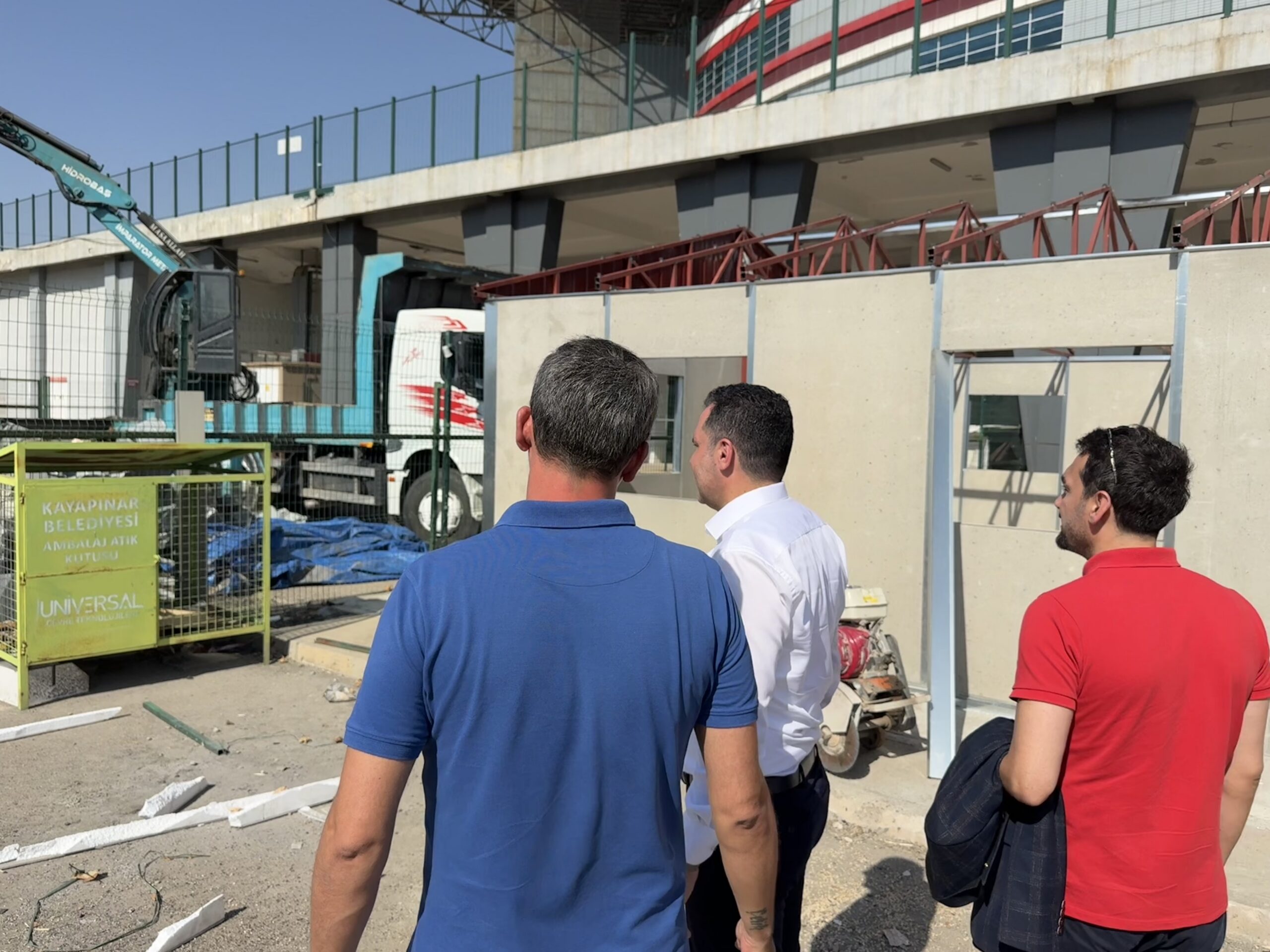 Süper Lig öncesi Diyarbakır  Stadyumunda devam eden çalışmalar  incelendi