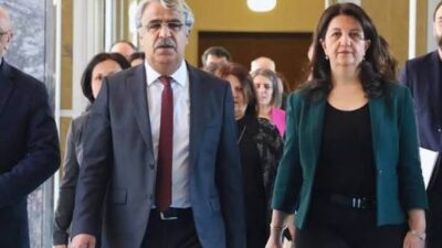 DEM Parti İmralı Heyeti üyeleri Pervin Buldan, Mithat Sancar ve