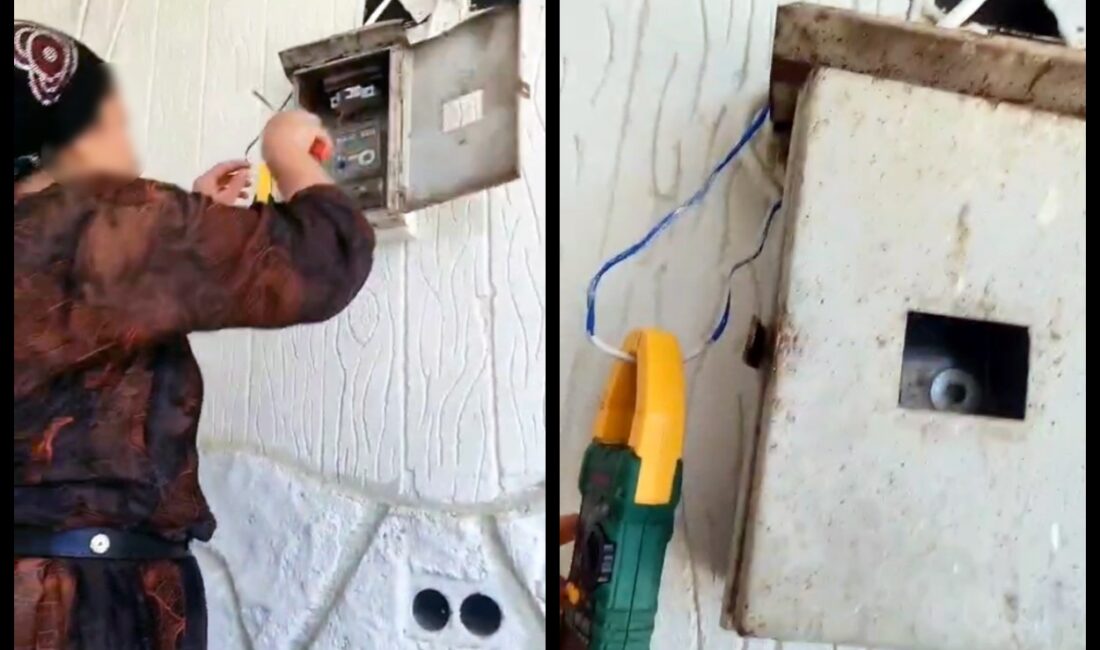Dicle Elektrik'in Şanlıurfa'da kaçak elektrikle mücadele çerçevesinde yürüttüğü saha denetimlerinde,