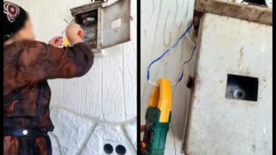Dicle Elektrik'in Şanlıurfa'da kaçak elektrikle mücadele çerçevesinde yürüttüğü saha denetimlerinde,