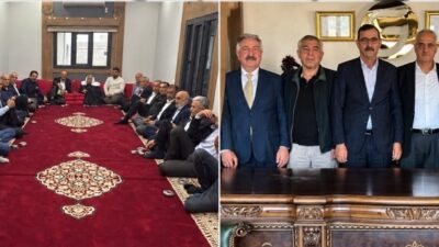 Kadim Aşiretler Federasyonu Mardin temsilcileri Mahmut Timur ve Süleyman Çelik,