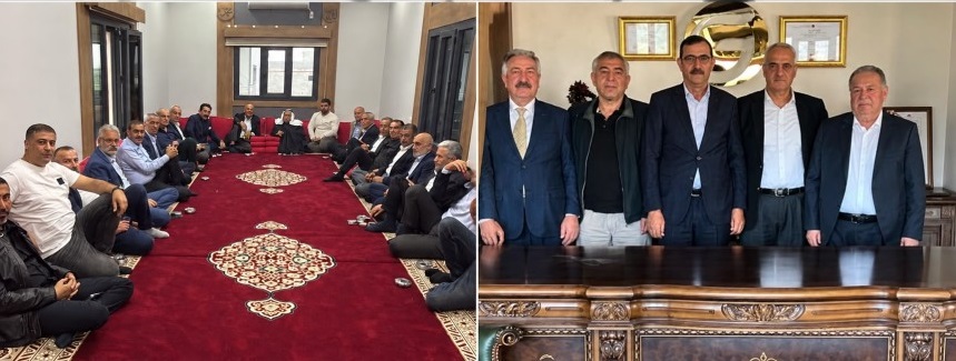 Kadim Aşiretler Federasyonu Mardin temsilcileri Mahmut Timur ve Süleyman Çelik,