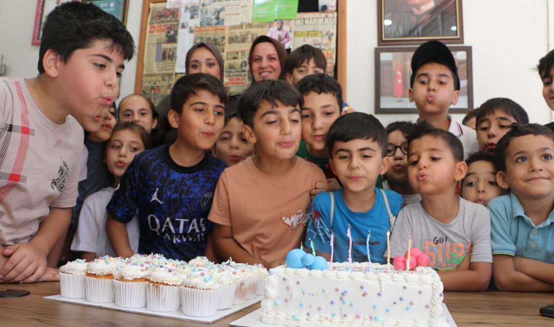 Diyarbakır’da daha önce hiç doğum günü kutlamamış çocuklar için anlamlı