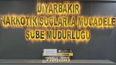 Diyarbakır'da polis ekiplerinin yakaladığı İran uyruklu şahsın yapılan iç beden