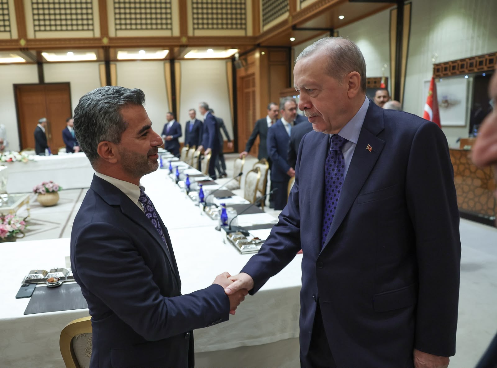 Cumhurbaşkanı Recep Tayyip Erdoğan Amedspor’u kabul etti