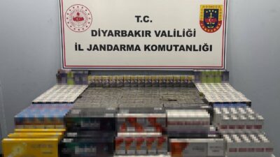 Diyarbakır'da çok sayıda gümrük kaçağı malzeme ele geçirilirken, 48 şüpheli