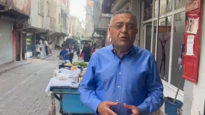 Diyarbakır Milletvekili Sezgin Tanrıkulu, Bağlar ilçesindeki Kaynartepe Mahallesi’nde yıllardır bekleyen