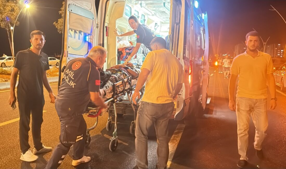 Diyarbakır'ın merkez Kayapınar ilçesinde seyir halindeki kamyonetin yolcu koltuğundan düşen