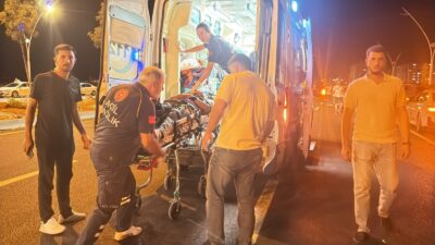 Diyarbakır'ın merkez Kayapınar ilçesinde seyir halindeki kamyonetin yolcu koltuğundan düşen