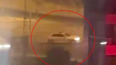 Diyarbakır'da gece saatlerinde yüksek ses çıkartıp drift atan sürücü cep