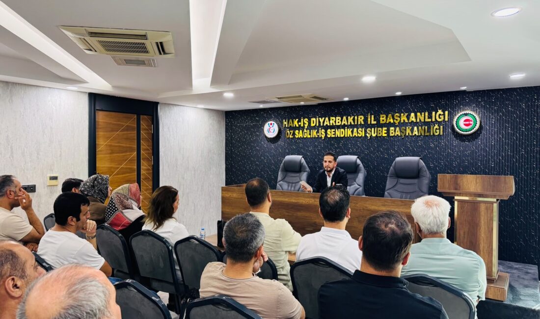 HAK-İŞ Diyarbakır İl Başkanı ve Öz Sağlık-İş Şube Başkanı Mehmet