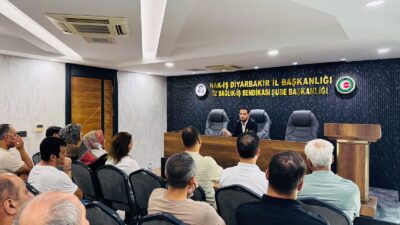 HAK-İŞ Diyarbakır İl Başkanı ve Öz Sağlık-İş Şube Başkanı Mehmet