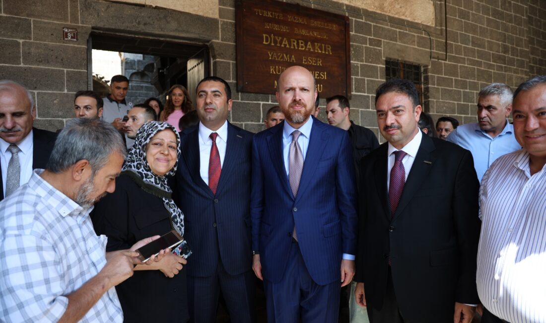 Türkiye Gönüllü Teşekküller Vakfı (TGTV) Başkanı Bilal Erdoğan, Diyarbakır’da tarihi