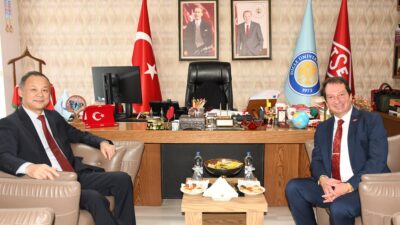 Kırgız Cumhuriyeti Ankara Büyükelçisi Ruslan Kazakbaev ve beraberindeki heyet, Dicle