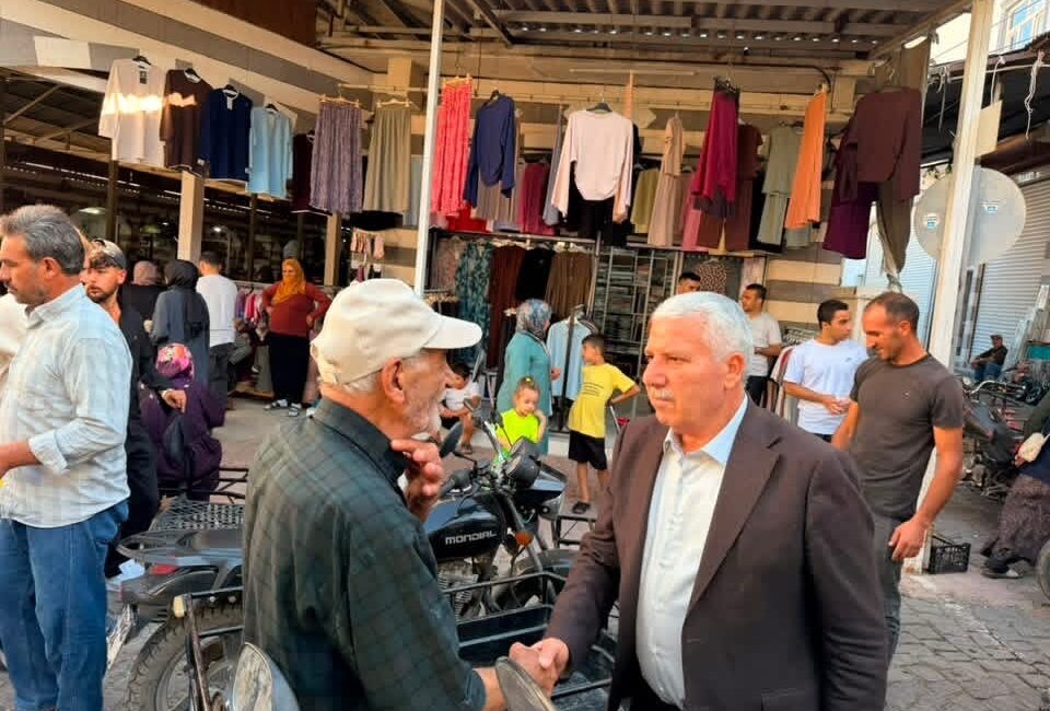 Diyarbakır’ın Çermik İlçe Belediye Başkanı Şehmus Karamehmetoğlu, cuma günü ziyaretleri
