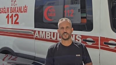 Diyarbakır'ın Çermik ilçesinde çiğköfte ustası, 112 sağlık çalışanlarına göre sürelerince