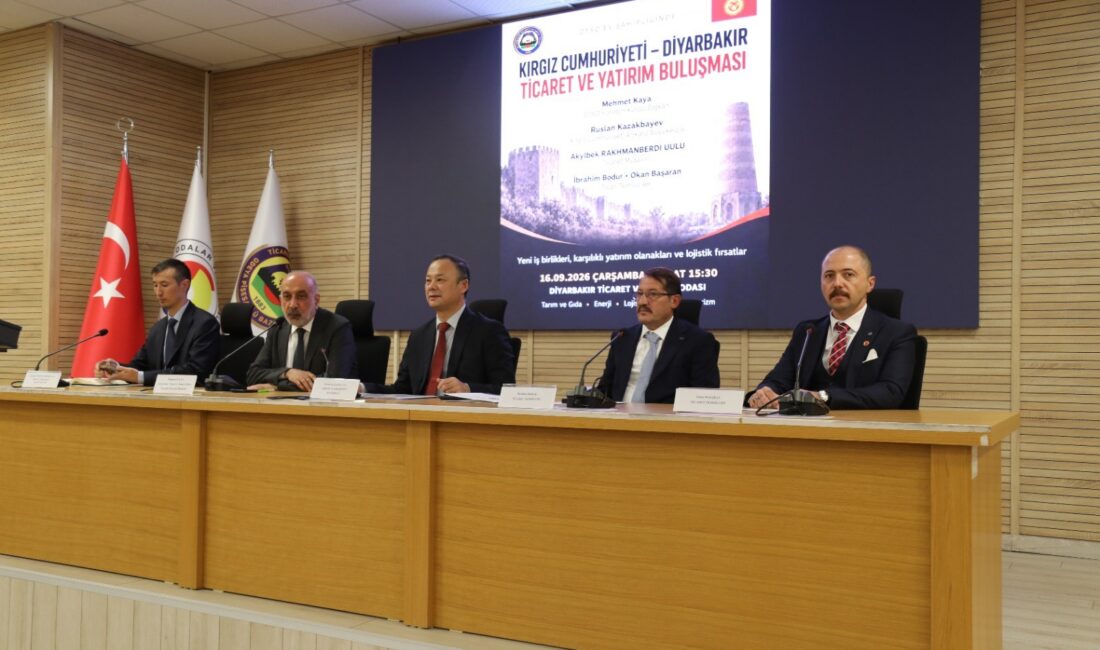 Kırgız Cumhuriyeti Ankara Büyükelçisi Ruslan Kazakbayev, Diyarbakır Ticaret ve Sanayi