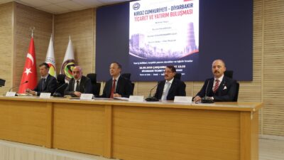 Kırgız Cumhuriyeti Ankara Büyükelçisi Ruslan Kazakbayev, Diyarbakır Ticaret ve Sanayi