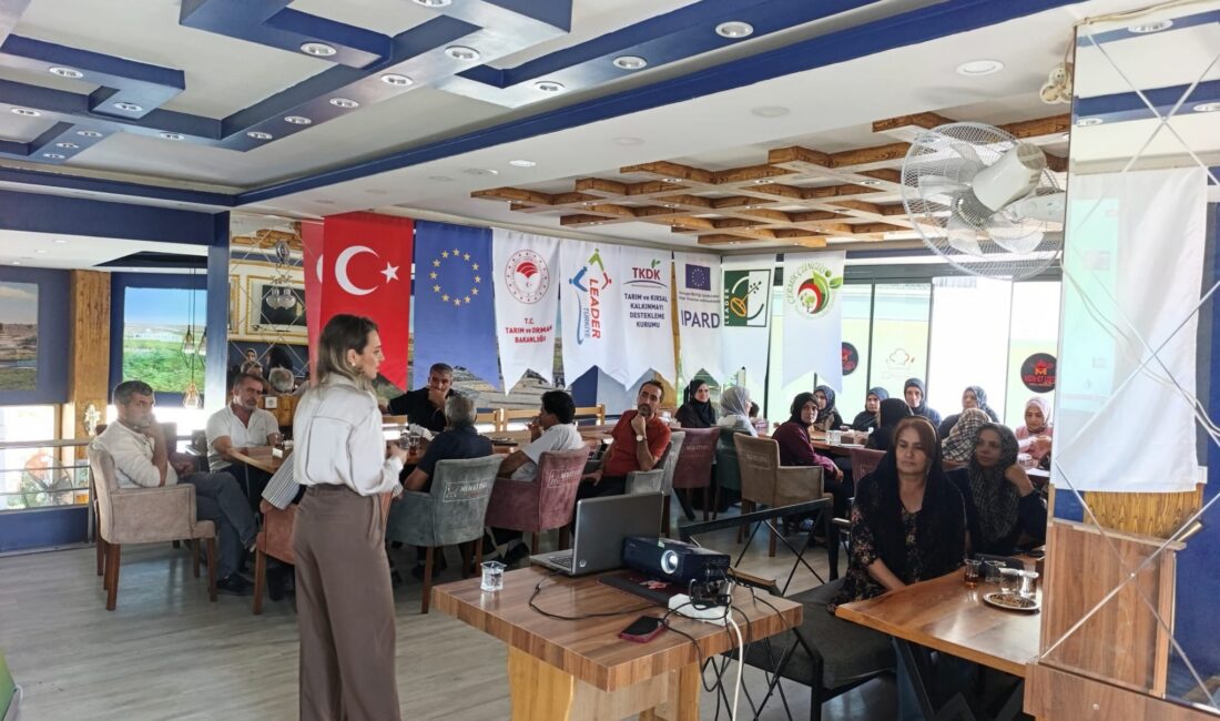 Diyarbakır’ın Çermik ilçesinde Çermik-Çüngüş Yerel Eylem Grubu Derneği eğitim programı
