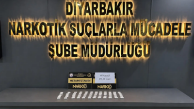 Diyarbakır’da uyuşturucu madde kullanımı ve ticaretinin önlenmesine yönelik düzenlenen operasyonlarda