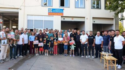 İtfaiye Haftası kapsamında itfaiye emekçileri ve aileleriyle bir araya gelen