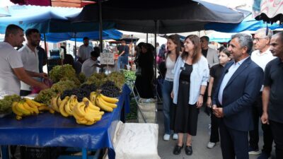 Diyarbakır Büyükşehir Belediyesi Eşbaşkanları Serra Bucak ve Emin Ay, kent