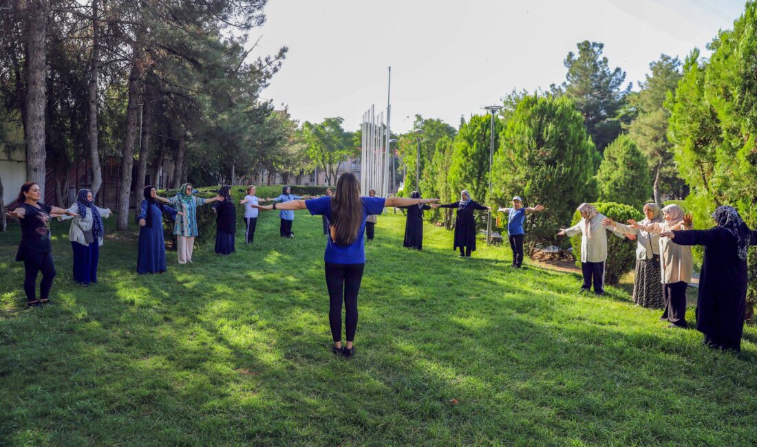Diyarbakır Büyükşehir Belediyesinin yurttaşların sağlıklı yaşam alışkanlığı kazanması amacıyla düzenlediği