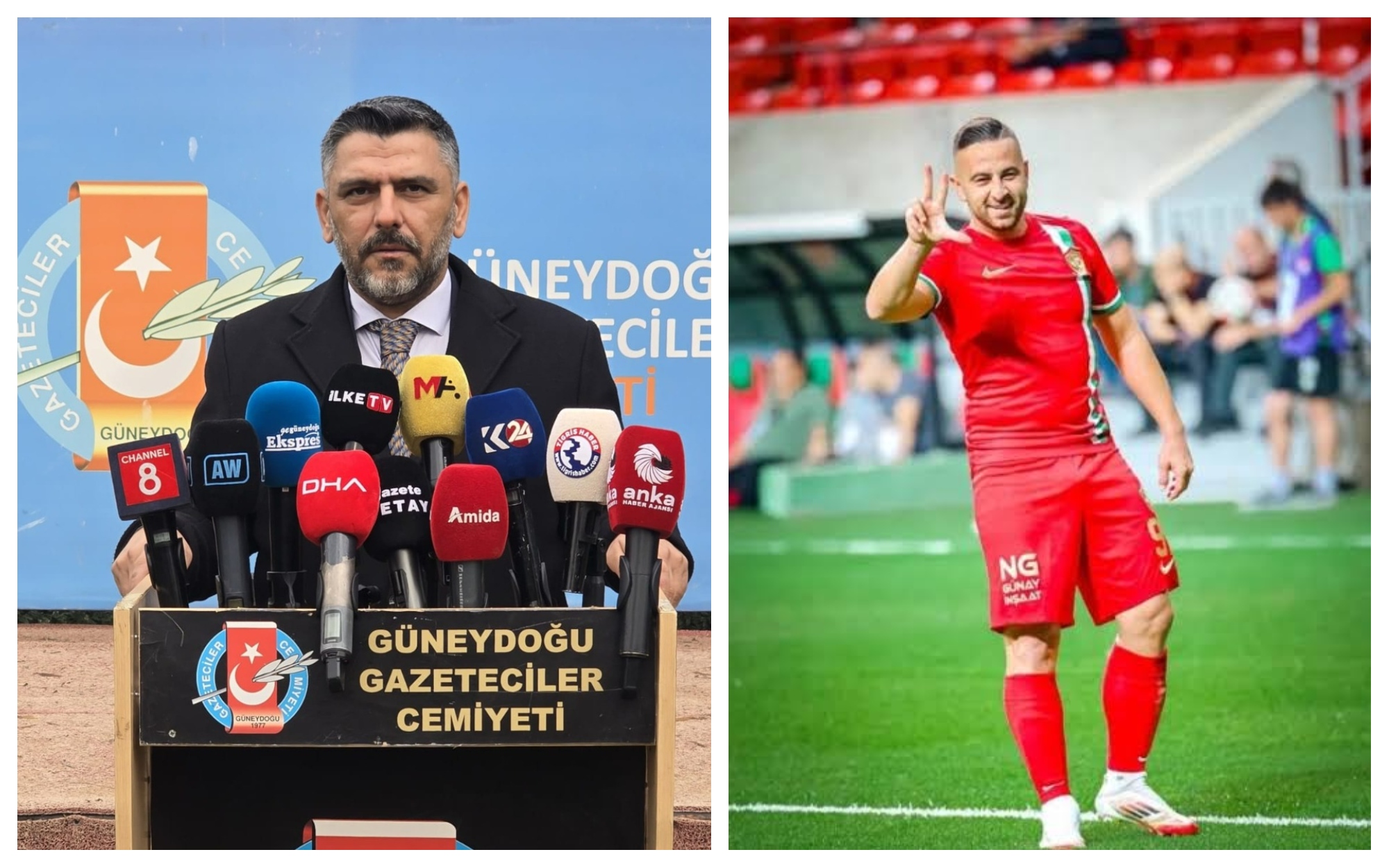 Güneydoğu Gazeteciler Cemiyeti Başkanı ve Amedspor İstişare Kurulu Üyesi Felat