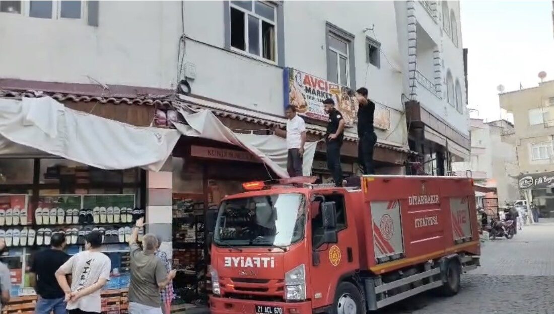Diyarbakır'ın Çermik ilçesinde iş yerinde iki gün boyunca mahsur kalan