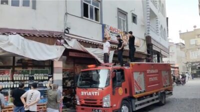 Diyarbakır'ın Çermik ilçesinde iş yerinde iki gün boyunca mahsur kalan