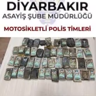 Yenişehir ilçesinde bir araçta yapılan aramada 47 parça halinde toplam
