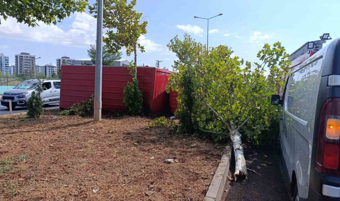 Diyarbakır’da 4 aracın karıştığı trafik kazasında kamyonete sıkışan sürücüyü itfaiye
