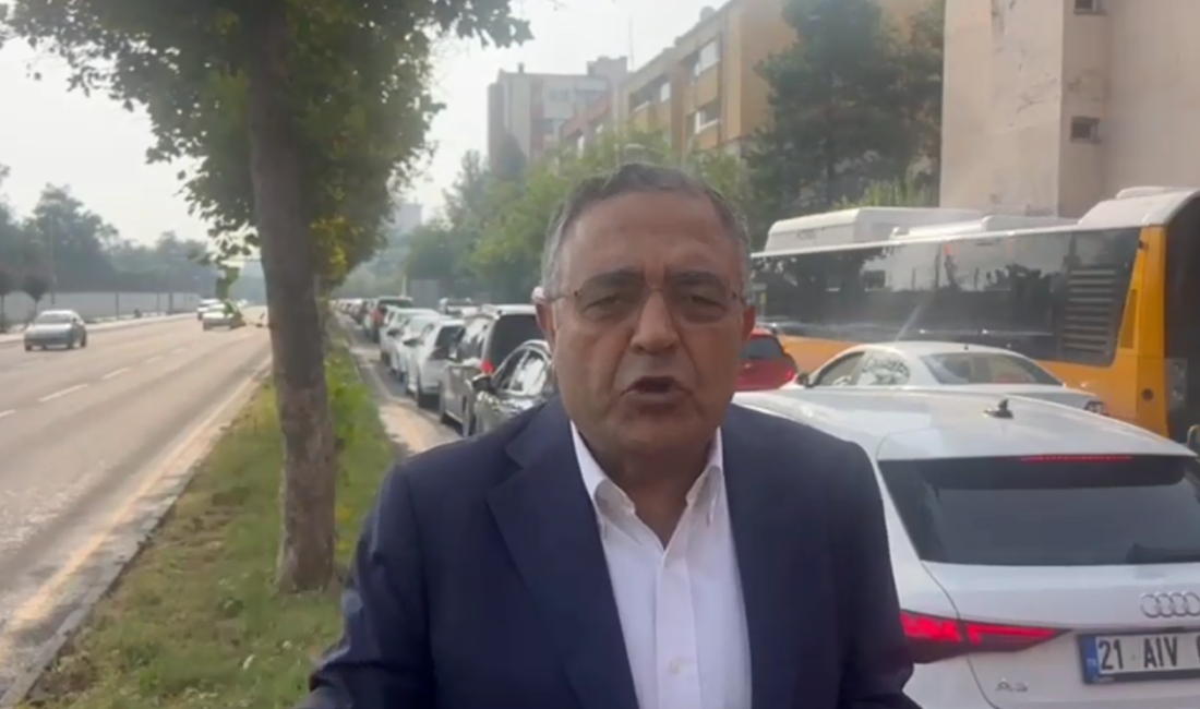 Diyarbakır’da Seyrantepe Kavşağı ile 400 Evler Kavşağı arasındaki yolun çalışmalar