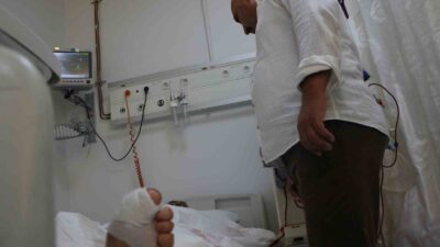 Diyarbakır’ın Çermik ilçesinde yaşayan Hasan Polat, diyabete bağlı ayak rahatsızlığı